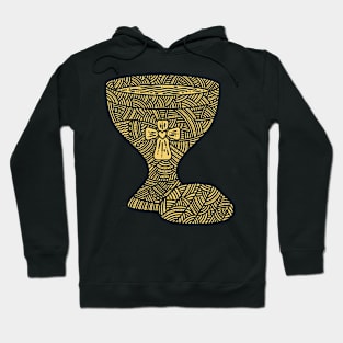 Communion cup and bread Hoodie